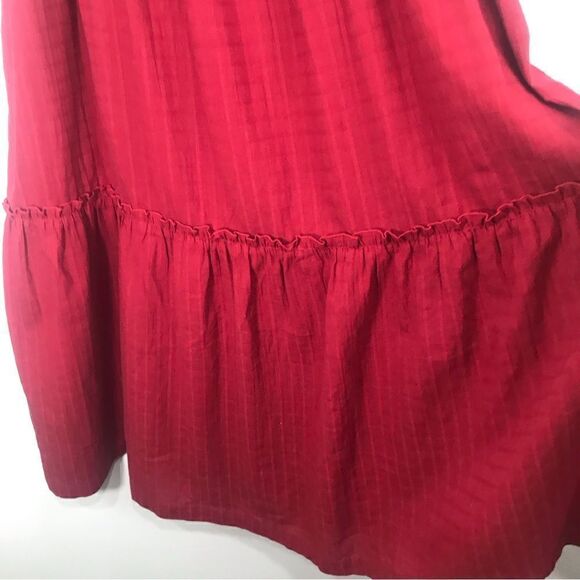 Sugar + Lips Red Tiered Sundress - Picture 13 of 16